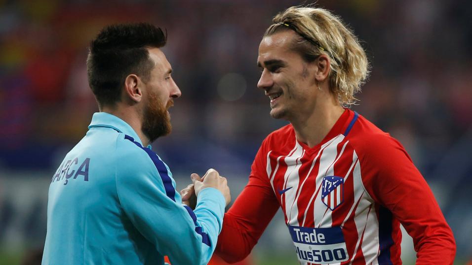 Lionel Messi and Antoine Griezmann